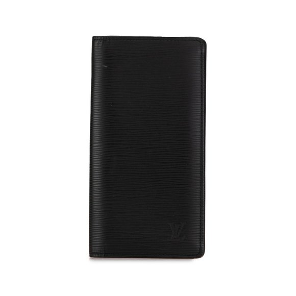 Louis Vuitton Epi Portefeuille Brazza Long Wallet M60622 Noir Black Leather Wome - Picture 1 of 10